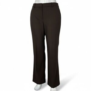 Maurices Womens Size 18 Regular Brown Boot Cut Mid Rise‎ Dress Pants Workwear